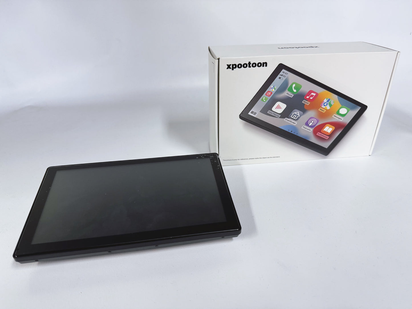 xpootoon Wireless Apple CarPlay & Android Auto Portable Carplay Radio