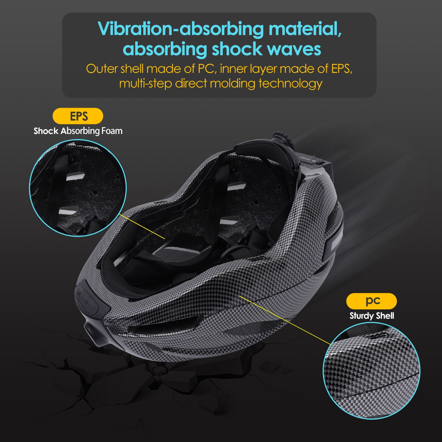 xpootoon Adult Bike Helmet with Bluetooth,Camera Smart, Warning Lights and Rear Turn Signal, 1080P HD Video, Included 64GB Card, GPS Track Recording